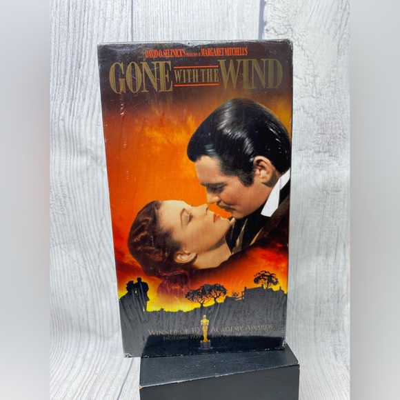 Vintage "Gone With The Wind" VHS Tape Set Clark Gable & Vivien Leigh Circa 1998 - Picture 2 of 6